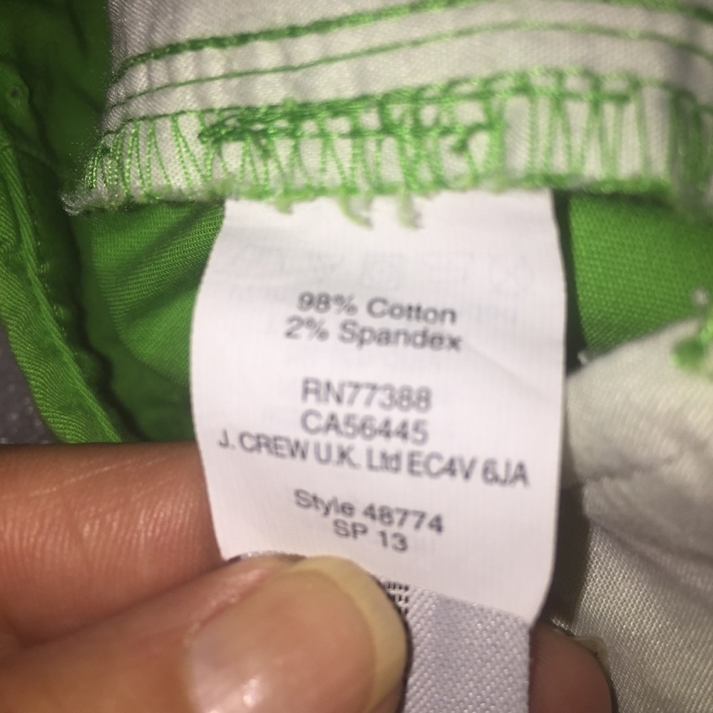 JCrew Lime Green Girl Bermuda Short - Picture 6 of 8